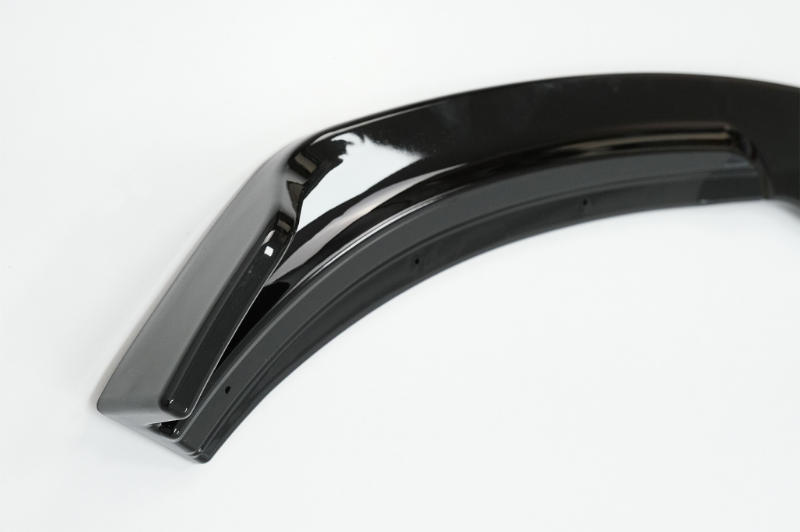 Voorspoiler passend voor VW Polo MK6 AW 2G Glans Zwart