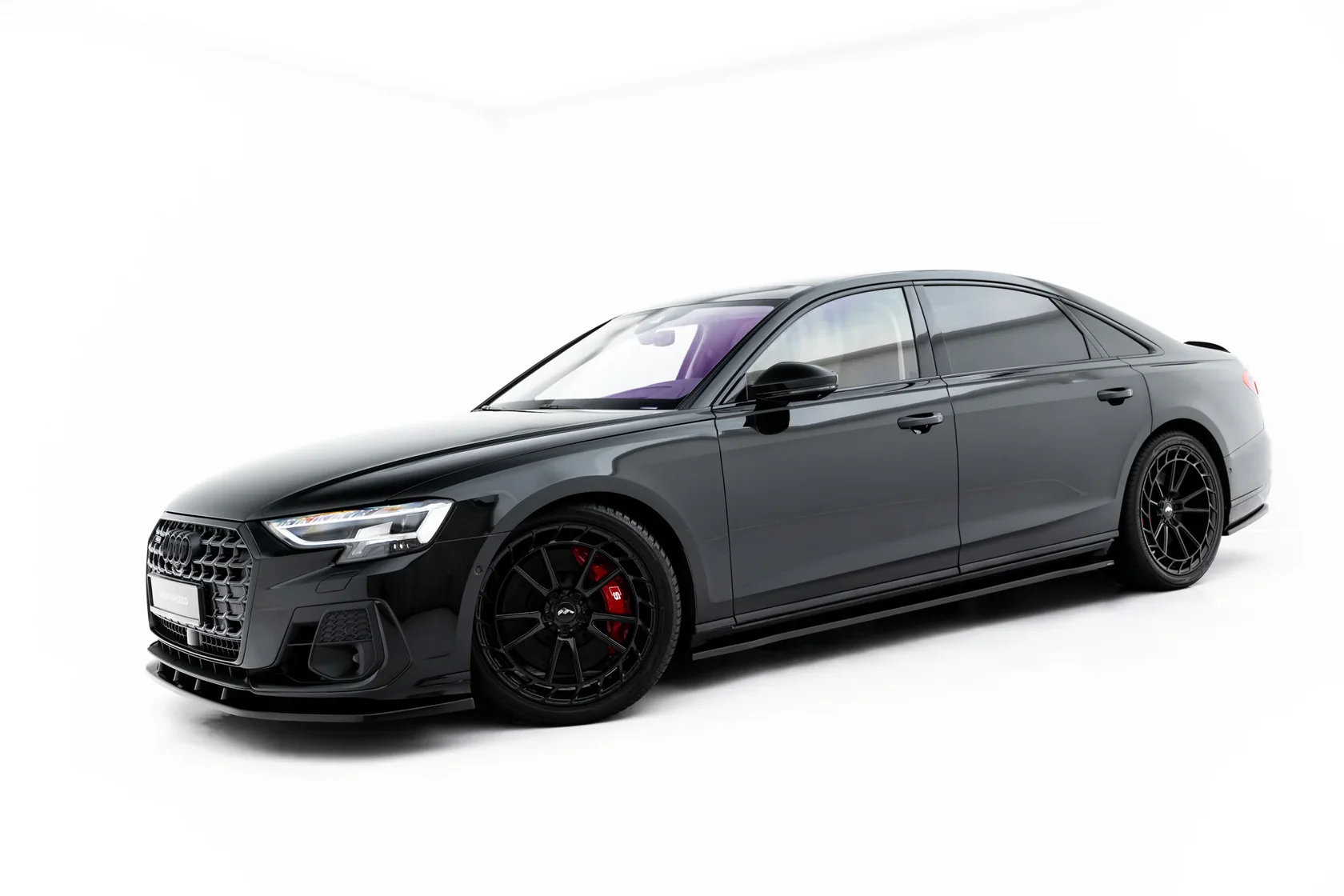 Zijskirts passend voor Audi A8 S-Line Long D5 Facelift