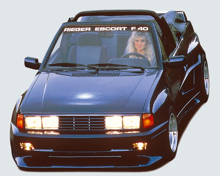 Voorbumper Ford Escort 3 Breedversie ll Rieger