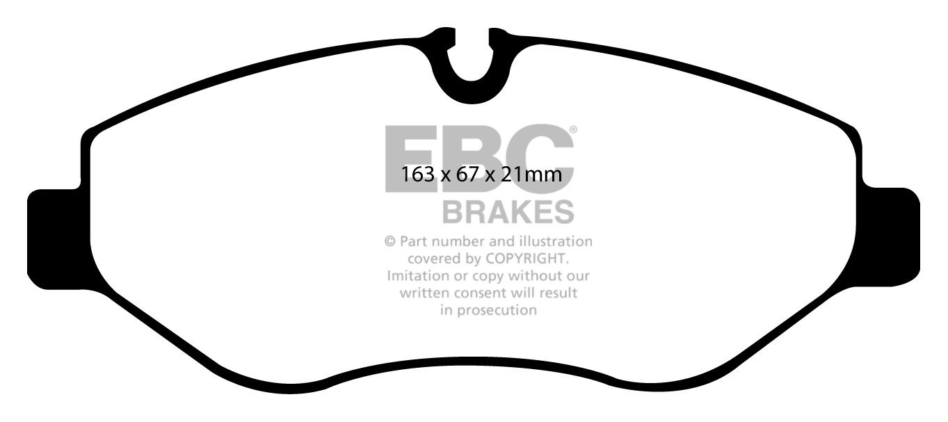 EBC Brakes MERCEDES BEDRIJFSWAGEN Sprinter 316 1.8 2008-.. Rembl