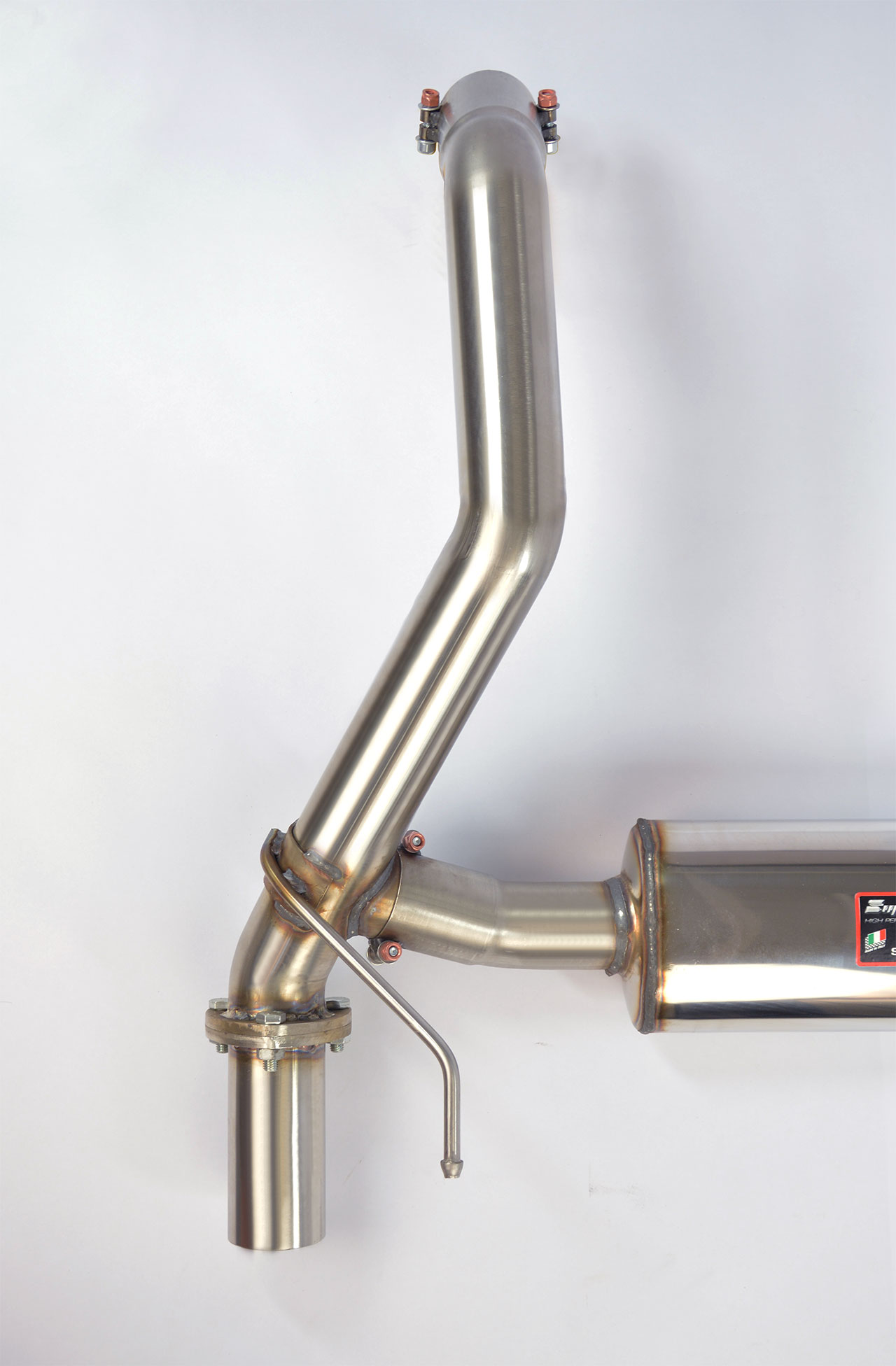 595 ABARTH 1.4T (145 Hp) (Ø65 with valve) 2015 Rear exhaust right - left