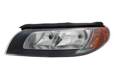 koplamp, H7+H9, elektr verstelb, incl stelmotortje, zwart, links