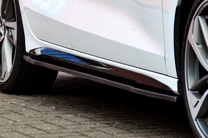 Zijskirts passend voor Audi A3 8Y S3 S-Line Limousine Glans Zwart