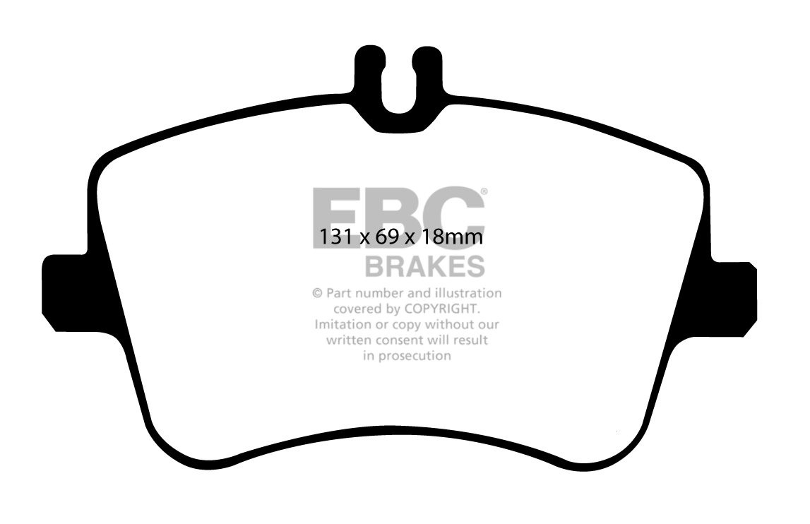 EBC Brakes MERCEDES CLC-Coupe (CLC203) CLC220 (2.1TD) 2008-.. Re