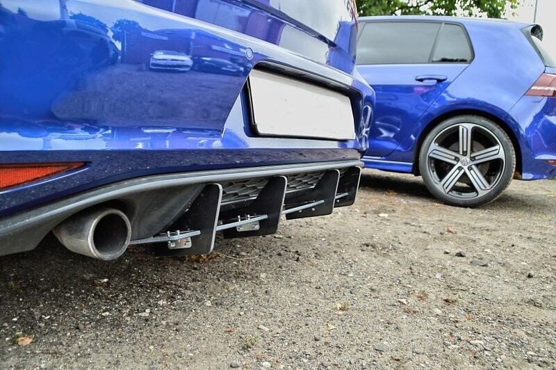 Diffuser passend voor Volkswagen Golf 7 GTI GTD 13-17 IN Tuning