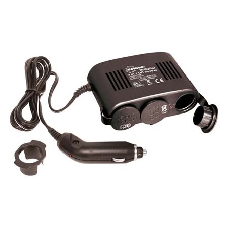 3-weg aanstekerdoos 12V 10A