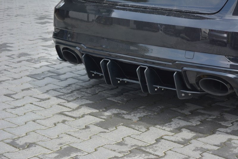 Achterkant Diffuser passend voor Audi RS3 8V FL Sportback Maxton V.2