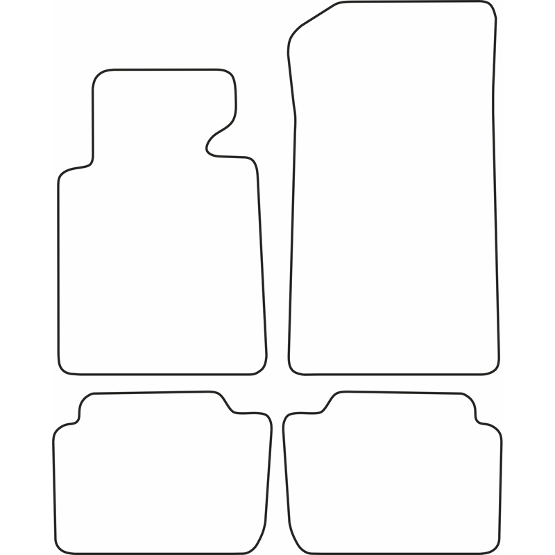 Automatten Velours  BMW 3 serie (E46) 1998-2002