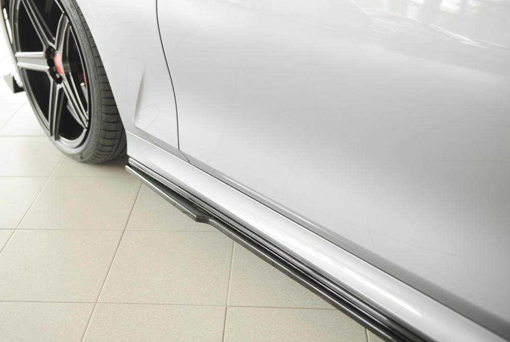 Zijskirts BMW 3 Serie M Pakket G20 G21 Rieger Glans Zwart