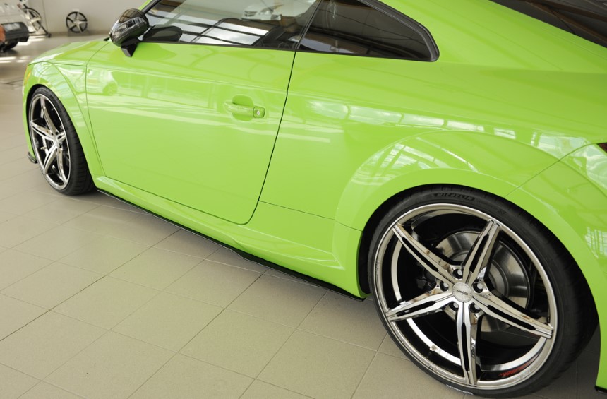 Zijskirts passend voor Audi TT S/RS 8J1-FV/8S 16-18 ABS Rieger (Set)