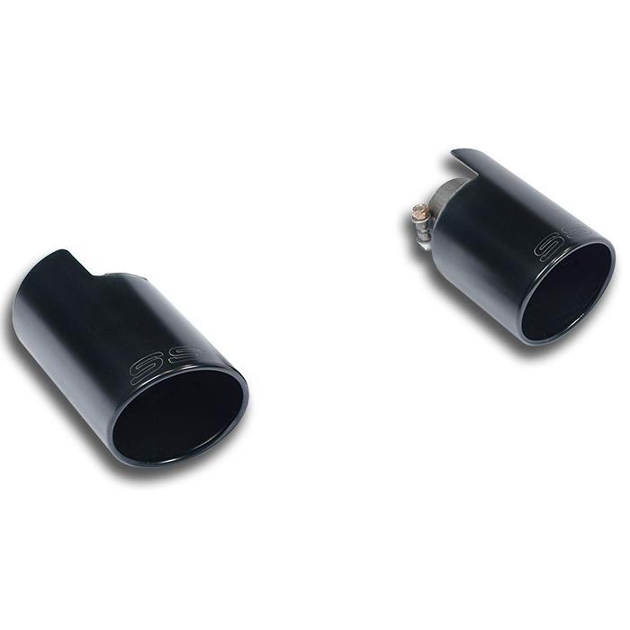 500 ABARTH 1.4T Multiair "Mod. USA" (160 Hp) 2011 Endpipe kit Right O100 - Left O100 "Black"