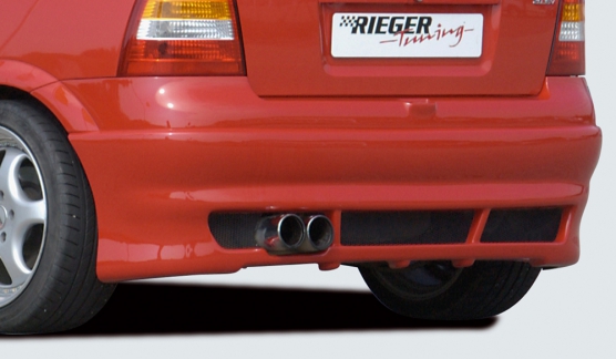 Achterbumper Diffuser Opel Astra G Rieger