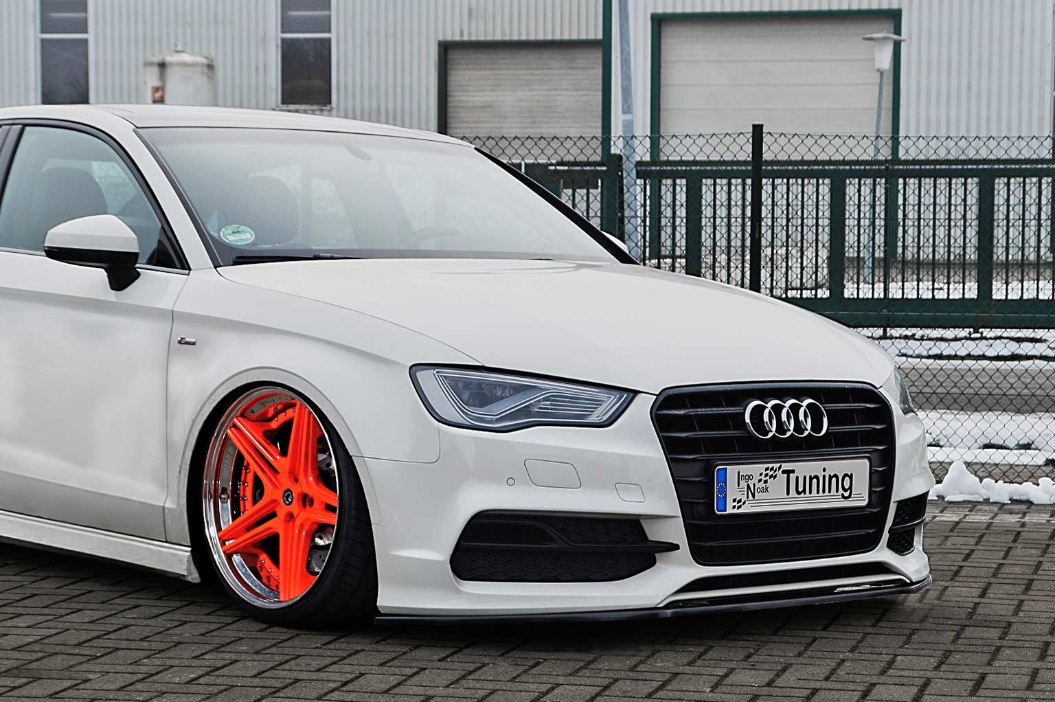 Voorspoiler passend voor Audi A3 8V Sedan/Cabrio -2016