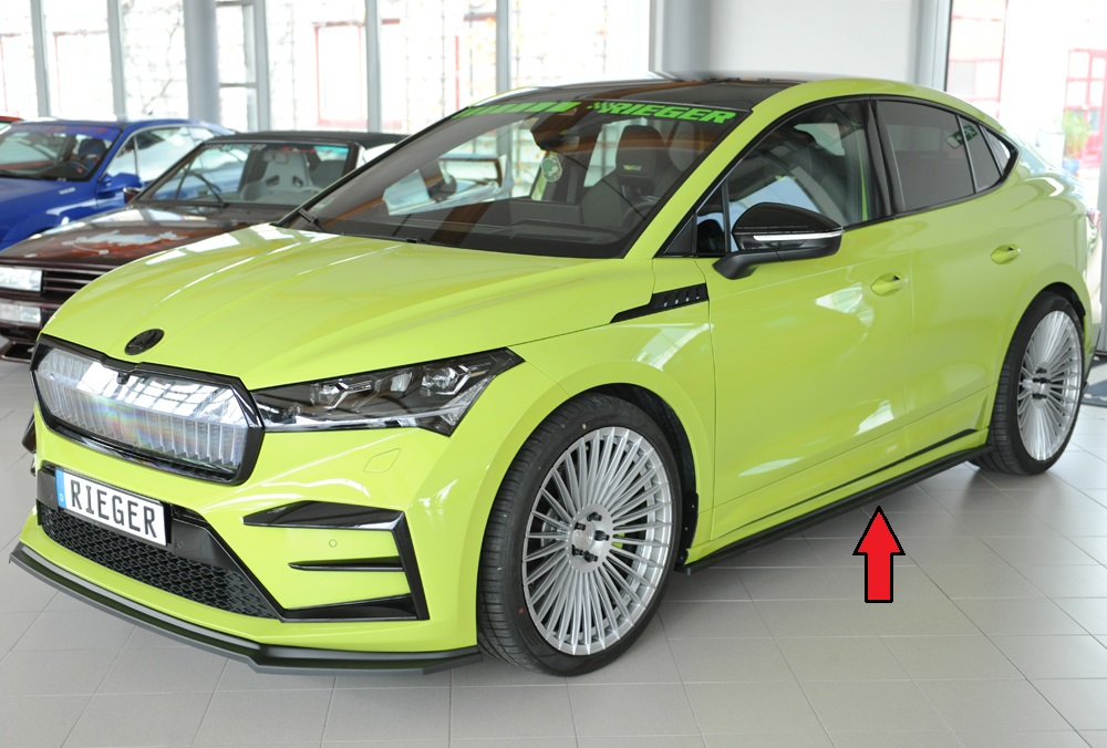 Zijskirts passend voor Skoda Enyaq iV (NY): 10.20-01.2025