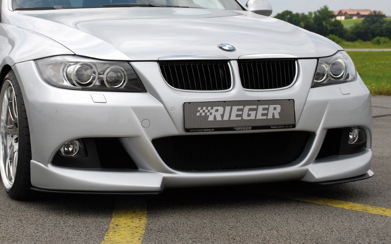 Voorbumper passend voor BMW E90 met ABE met uitsparing voor pdc en sproei-ins