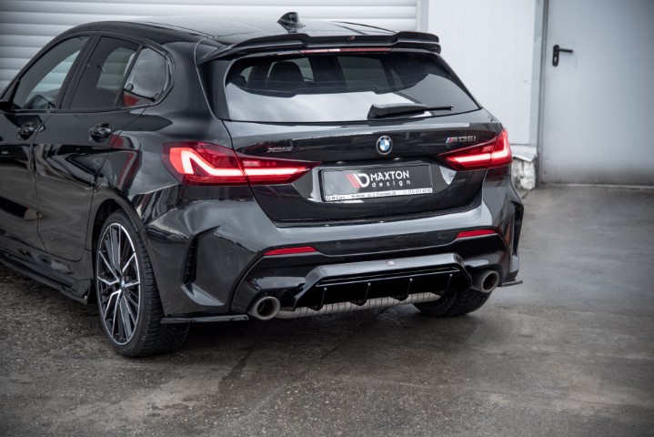 Achter Diffusers zijkanten BMW 1 Serie F40 M-Pack/ M135i Glans Zwart V1