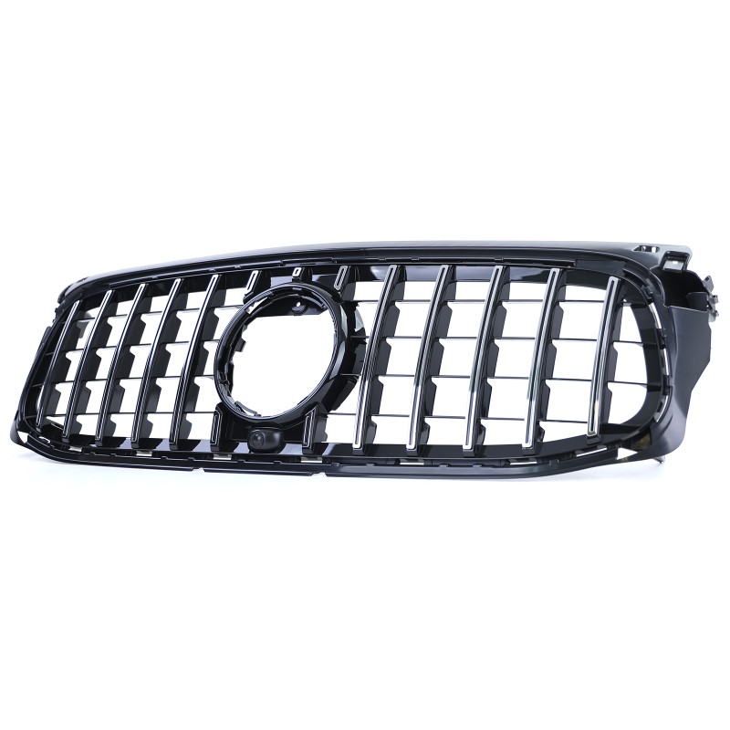 Grill passend voor Mercedes GLB X247 Sportpakket Zwart/Chroom GT Look