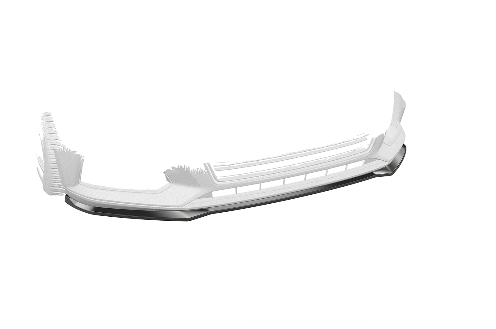 Voorspoiler passend voor Audi A5 (F5) Glans Zwart – CSR Automotive 