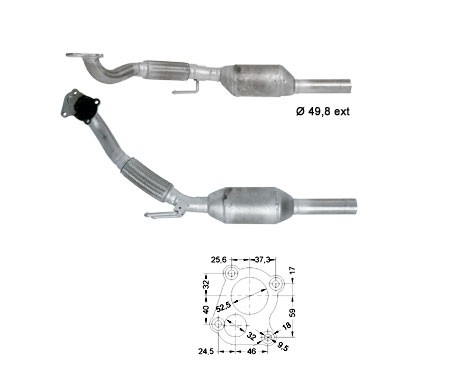 Seat IBIZA 1.9TD 1896 cc 66 Kw / 90 cv AGR Magnaflow CAT Bouwjaa