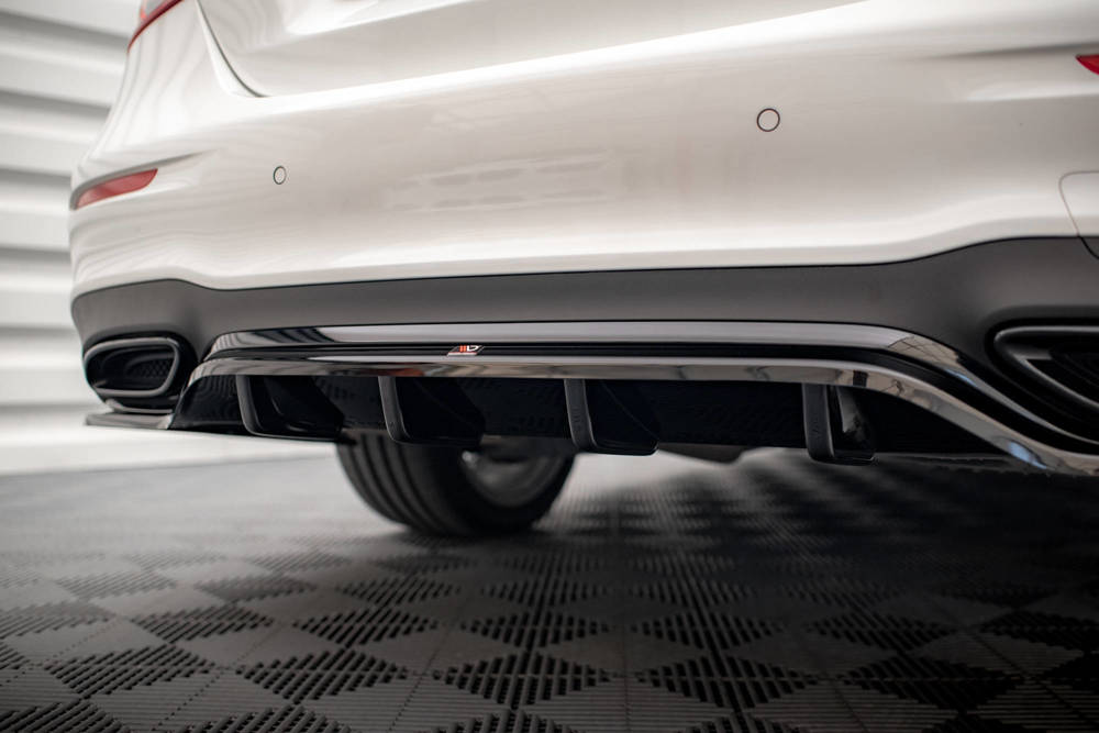 Diffuser passend voor Mercedes E Klasse W213 FL AMG Line Maxton Glans Zwart