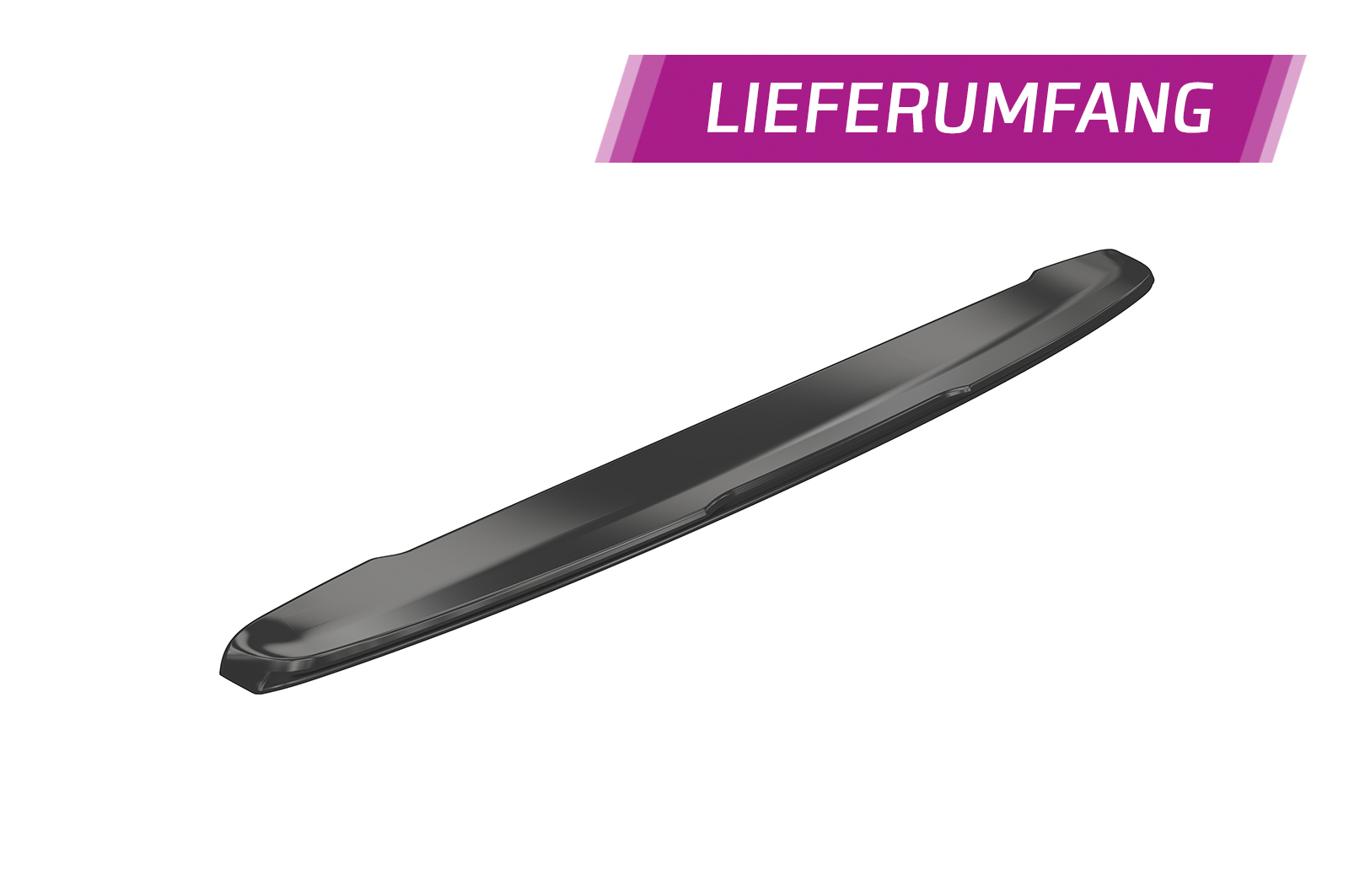 Spoiler passend voor Volkswagen Transporter T6 / T6.1 CSR Glans Zwart