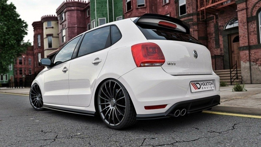 Diffuser passend voor VW Polo 6C GTI Glans Zwart