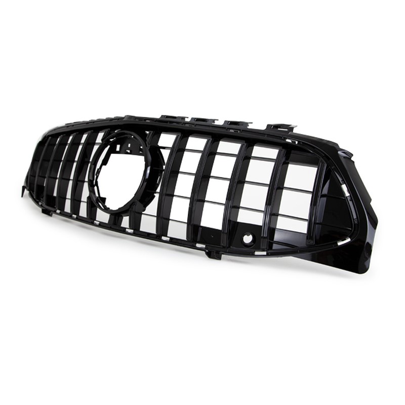 Grill passend voor Mercedes CLA C118, X118 Zwart 19-23 GT Look