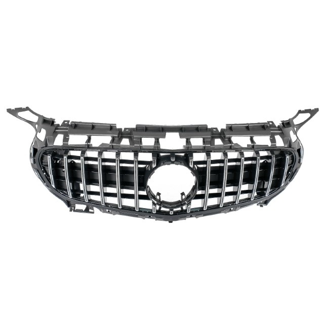 Grill passend voor Mercedes Benz AMG GT C190 R190 2 Deurs 15-17 Chroom/Zwart