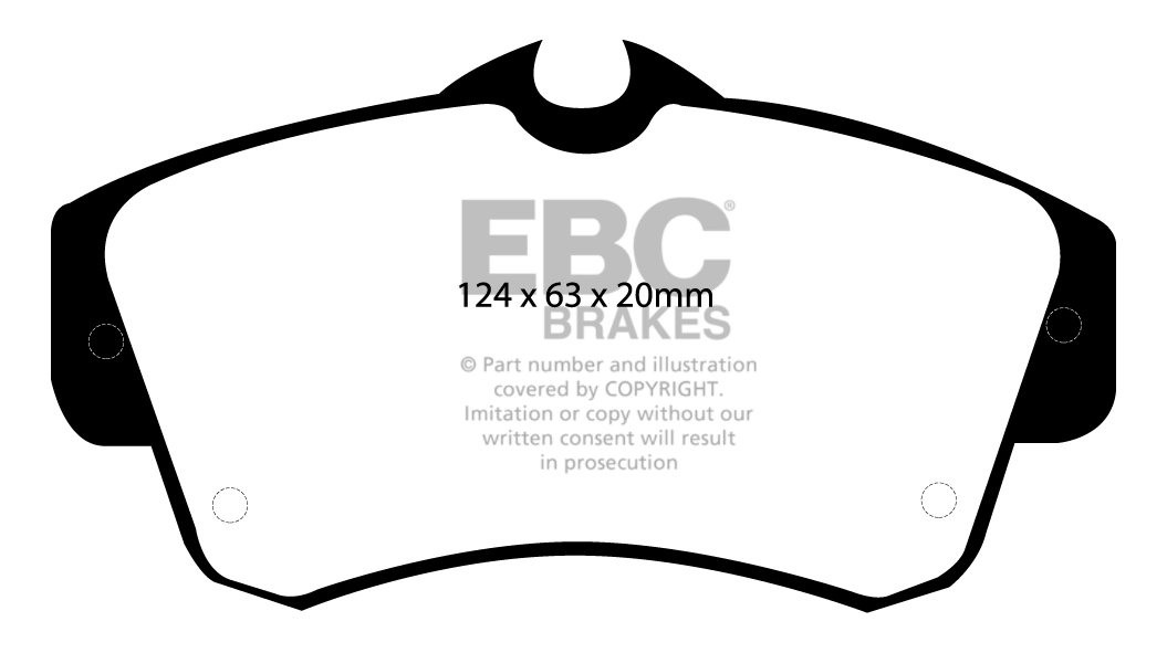 EBC Brakes CHRYSLER (USA) PT Cruiser 2.2 TD 2002-.. Remblokken v