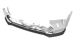 Voorspoiler passend voor BMW X7 G07 – CSR Automotive Bekerspoilerlip Glanzend Zwart met ABE