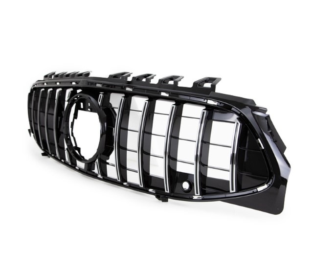 Grill passend voor Mercedes CLA C118, X118 Zwart Chroom 19-23 GT Look