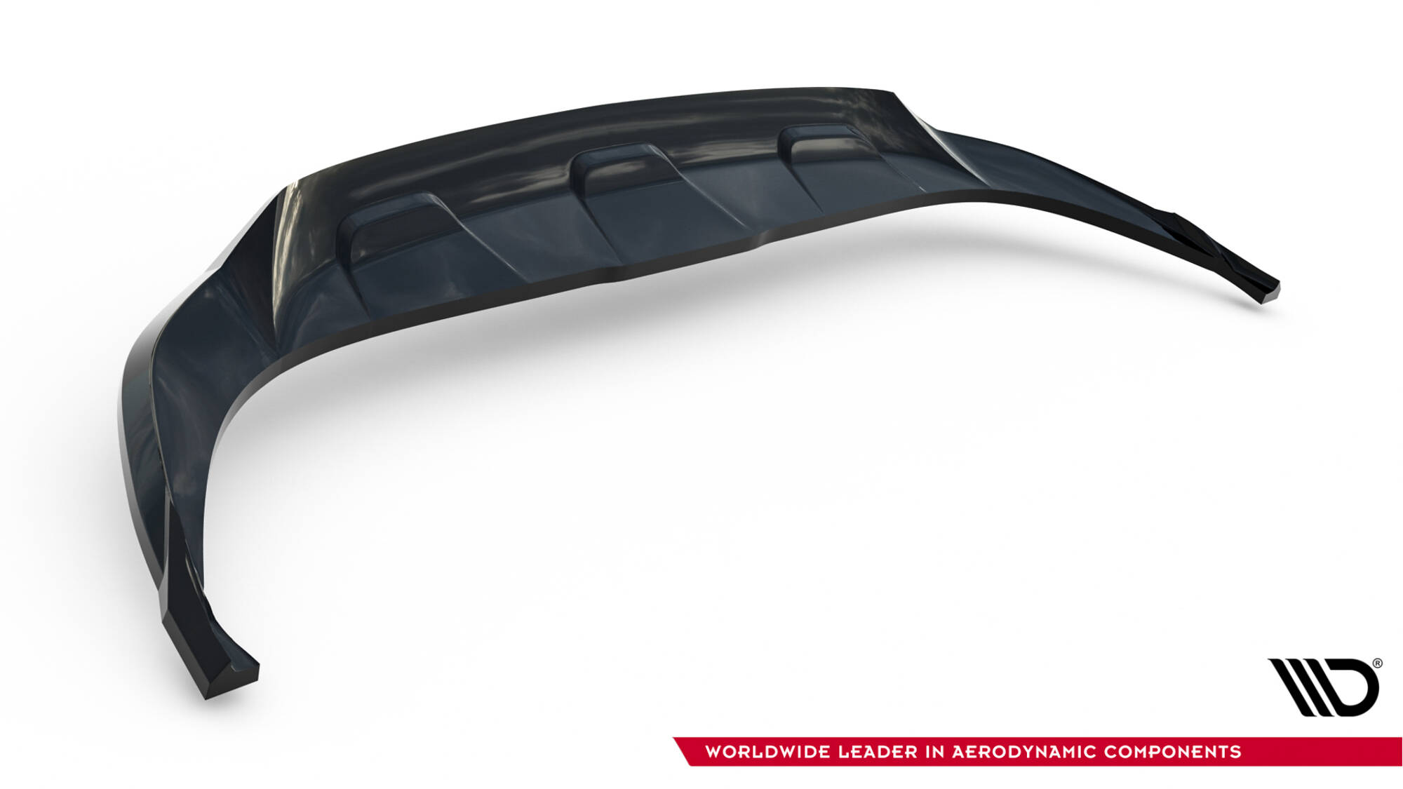 Achter Diffuser passend voor Audi Q8 Mk1 Maxton Glanzend zwart