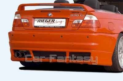 Achterbumper BMW E46 coupe/cabrio/sedan M3-look Rieger