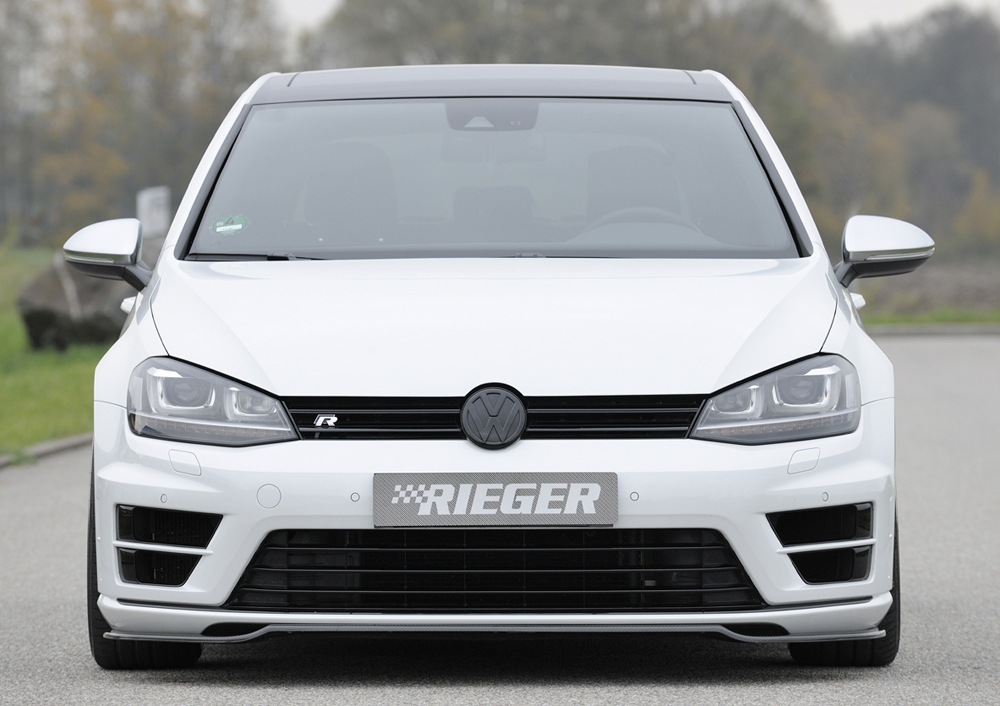 Voorspoiler passend voor VW Golf VII R Echt Carbon