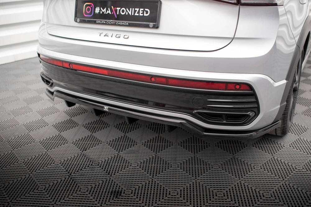 Diffuser passend voor Volkswagen Taigo R-Line Maxton Glans Zwart