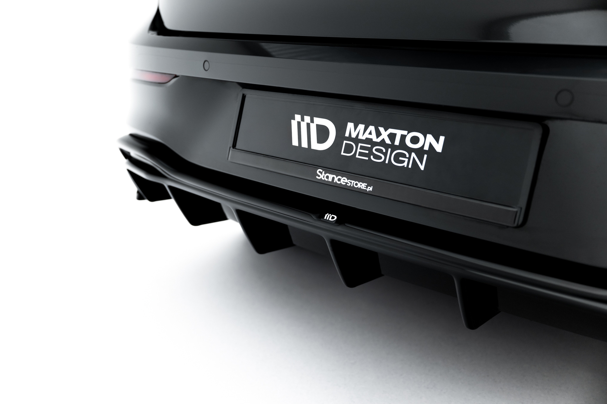 Diffuser passend voor Volkswagen Golf 8 Glans Zwart