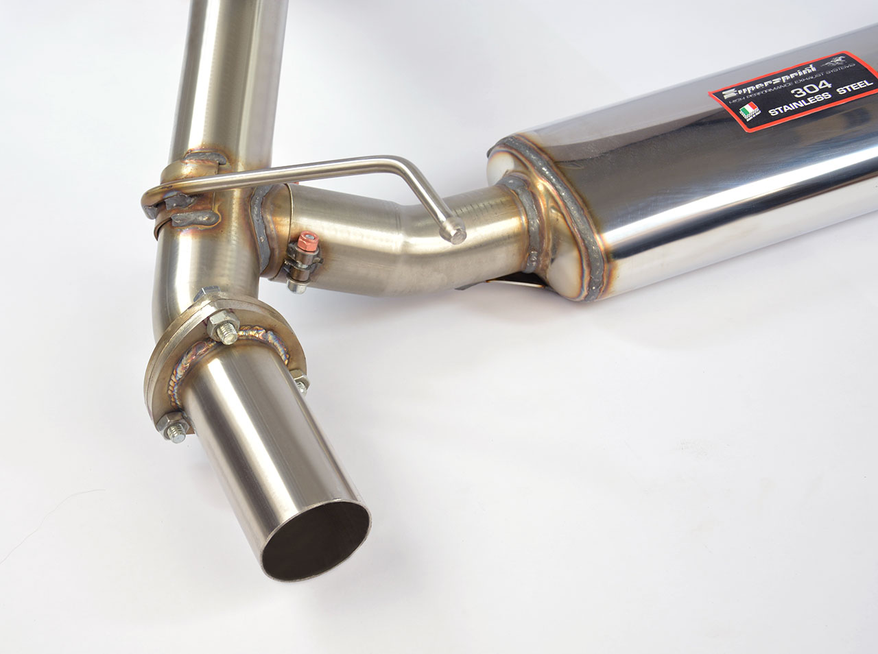 595 ABARTH 1.4T "Turismo" (165 Hp) (Ø65 with valve) 2016 Rear exhaust right - left