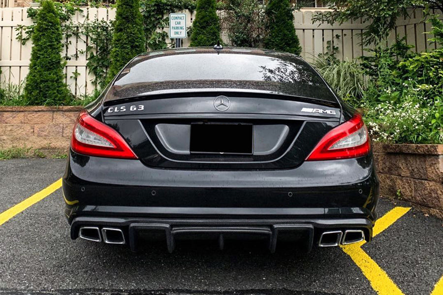 Mercedes Benz CLS350 CLS63 AMG W218 RT Style Carbon Diffuser 2011-2015