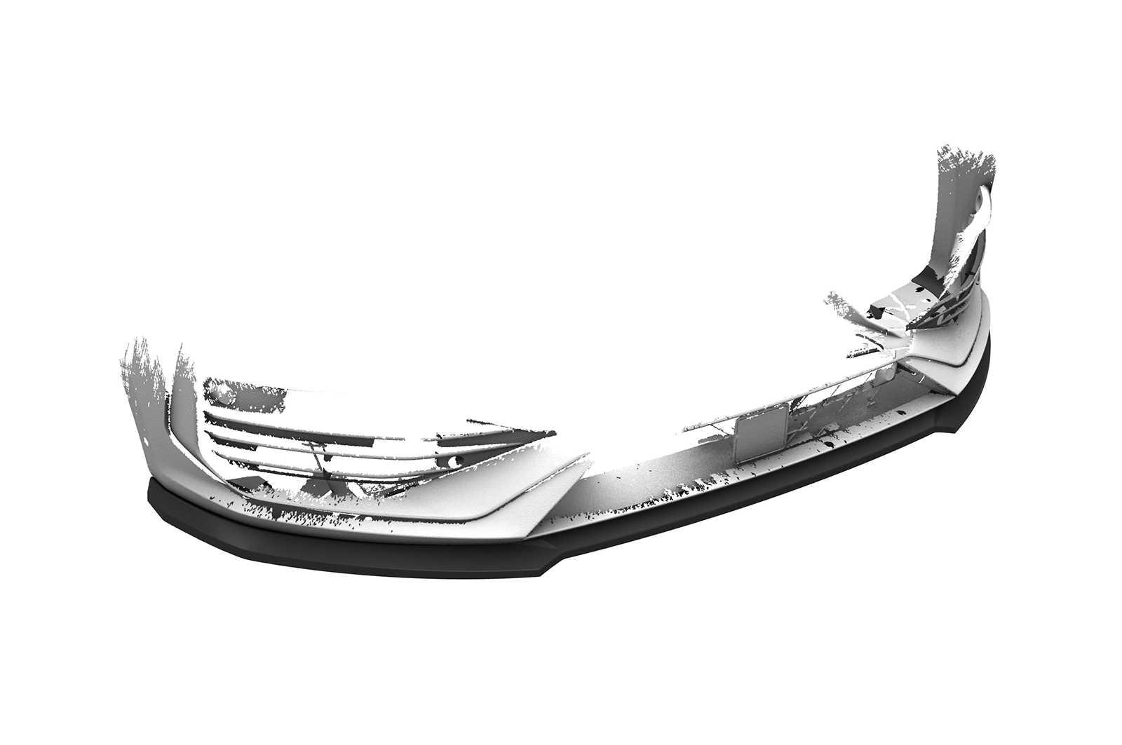 Voorspoiler passend voor Cupra Leon 4 (Typ KL) Glans Zwart van CSR Automotive (2020-)