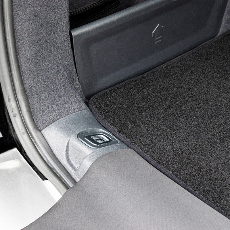 Velours Kofferbakmat  Volkswagen Caddy V MPV Max 7-personen 2020-