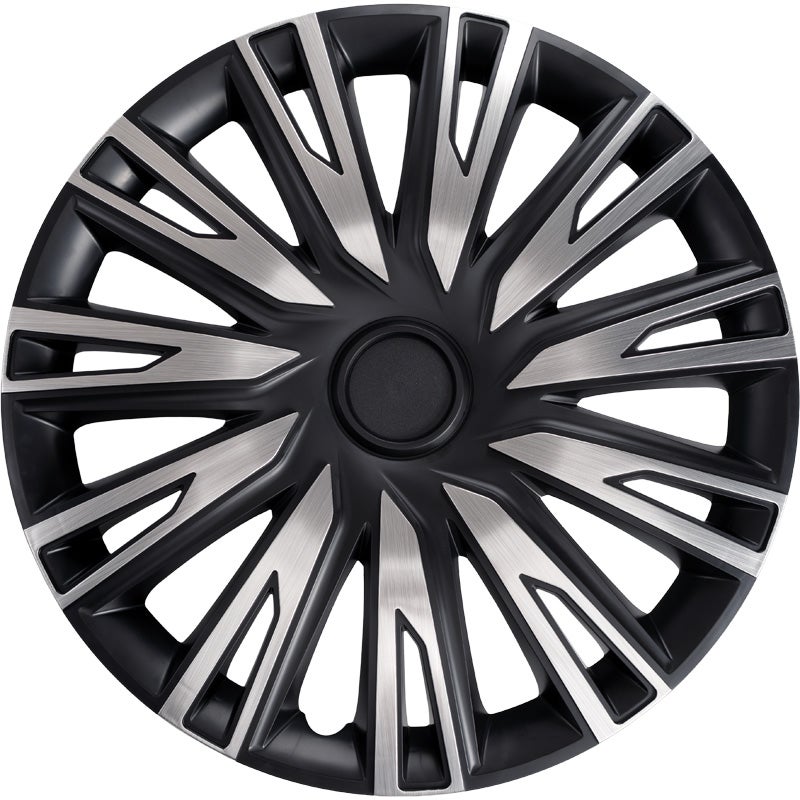 4-Delige Wieldoppenset Copra 16-inch alu/zwart