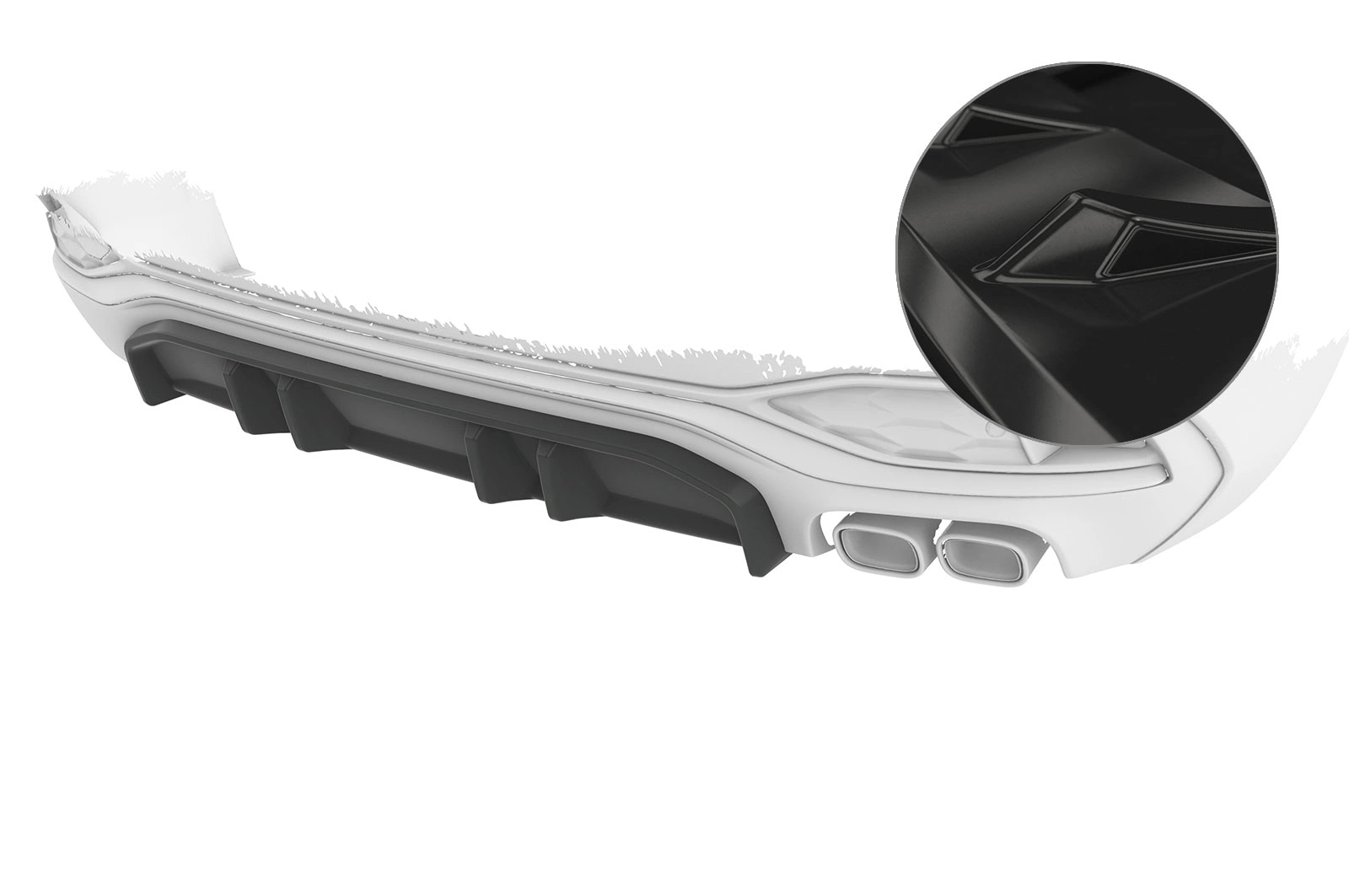 Diffuser passend voor Audi A5 (F5) Sportback