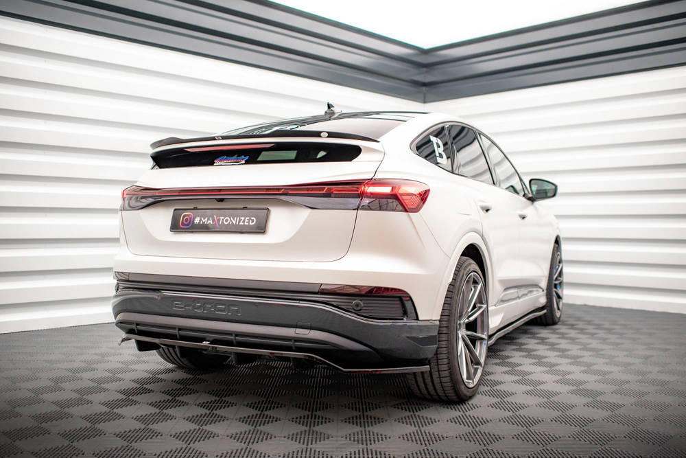 Spoiler Audi Q4 E-Tron Sportback Maxton Glans Zwart