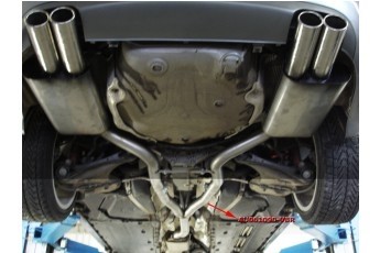 Audi A4 B7 Quattro 3,0l TDI Y-Verbindingsbuis FOX Einddemper met