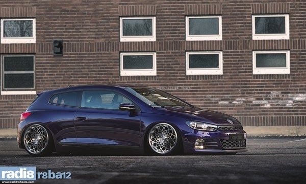 RADI8 B12 8.5x19 5x100 38 Gloss black machine face 57,1 Velgen