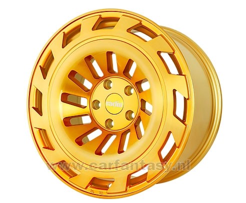 RADI8 T12 9.5x18 5x112 42 Brushed Gold 66,6 Velgen