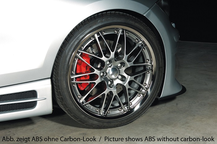 Zijskirts passend voor BMW E87 ABS Carbon-look Rieger