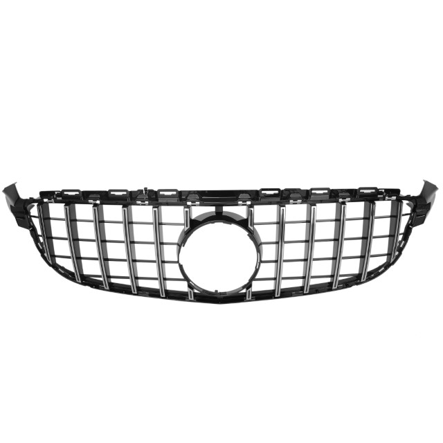 Grill passend voor Mercedes W205 C63 AMG 13-18 Zwart Chroom GT Look