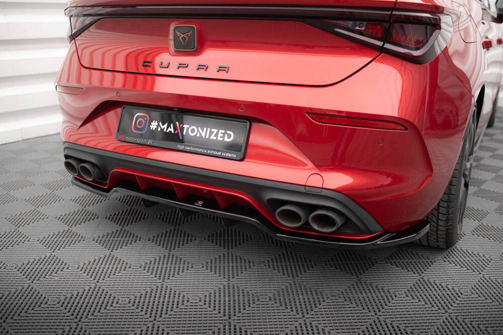Diffuser passend voor Cupra Leon KL Maxton Glans Zwart