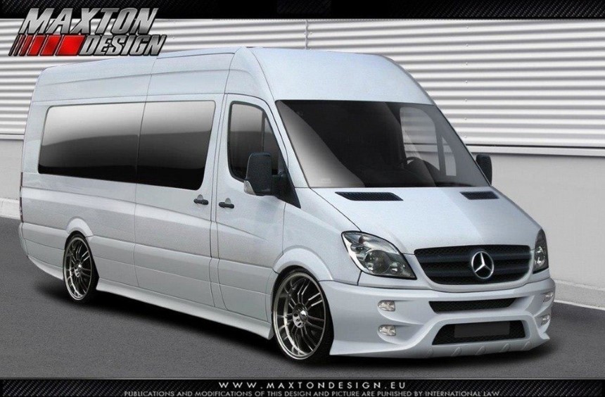 Voorbumper passend voor Mercedes Sprinter Mk2 Maxton Design